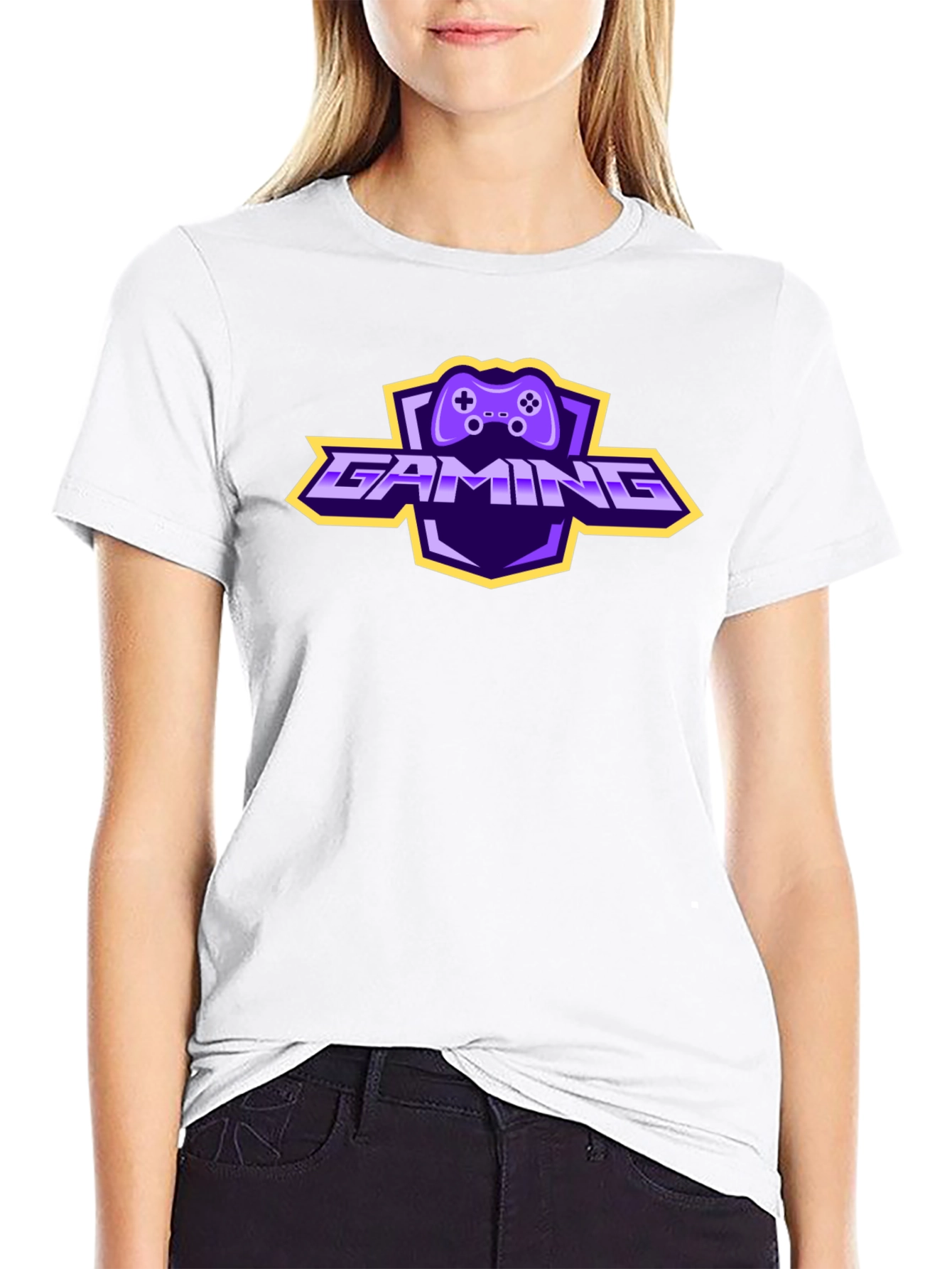 Gaming Controller Logo T-Shirt - Black