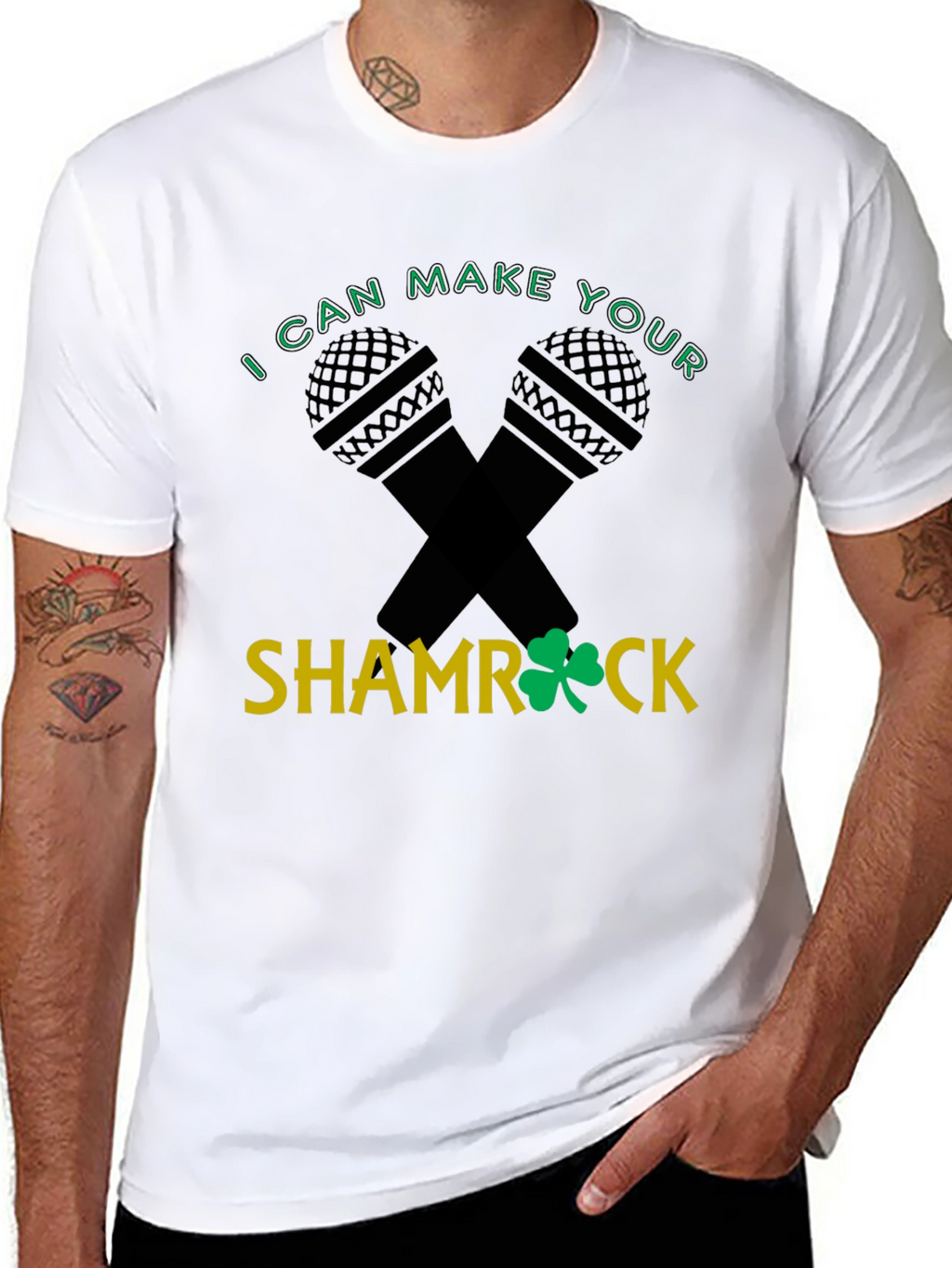Shamrock Funny Graphic T-Shirt - St. Patricks Day