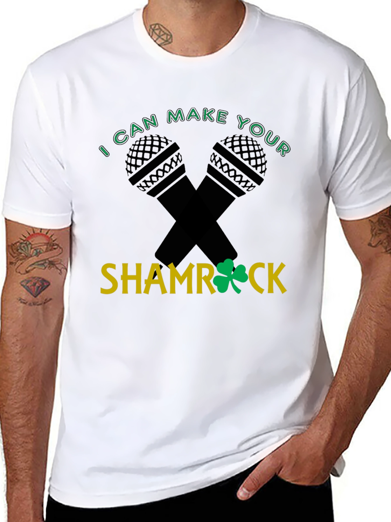 Shamrock Funny Graphic T-Shirt - St. Patricks Day