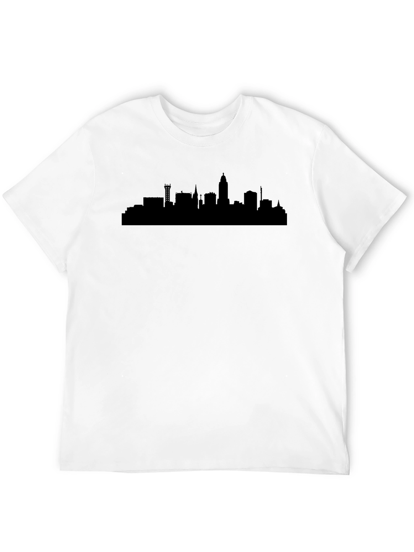 Cityscape Silhouette Tee - Modern Graphic Print