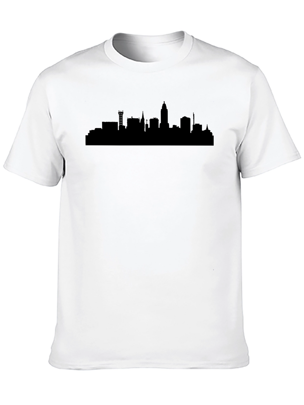 Cityscape Silhouette Tee - Modern Graphic Print