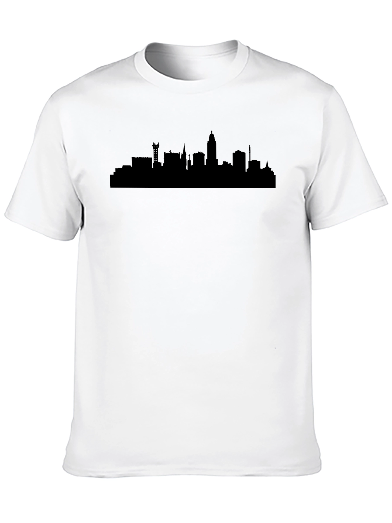 Cityscape Silhouette Tee - Modern Graphic Print