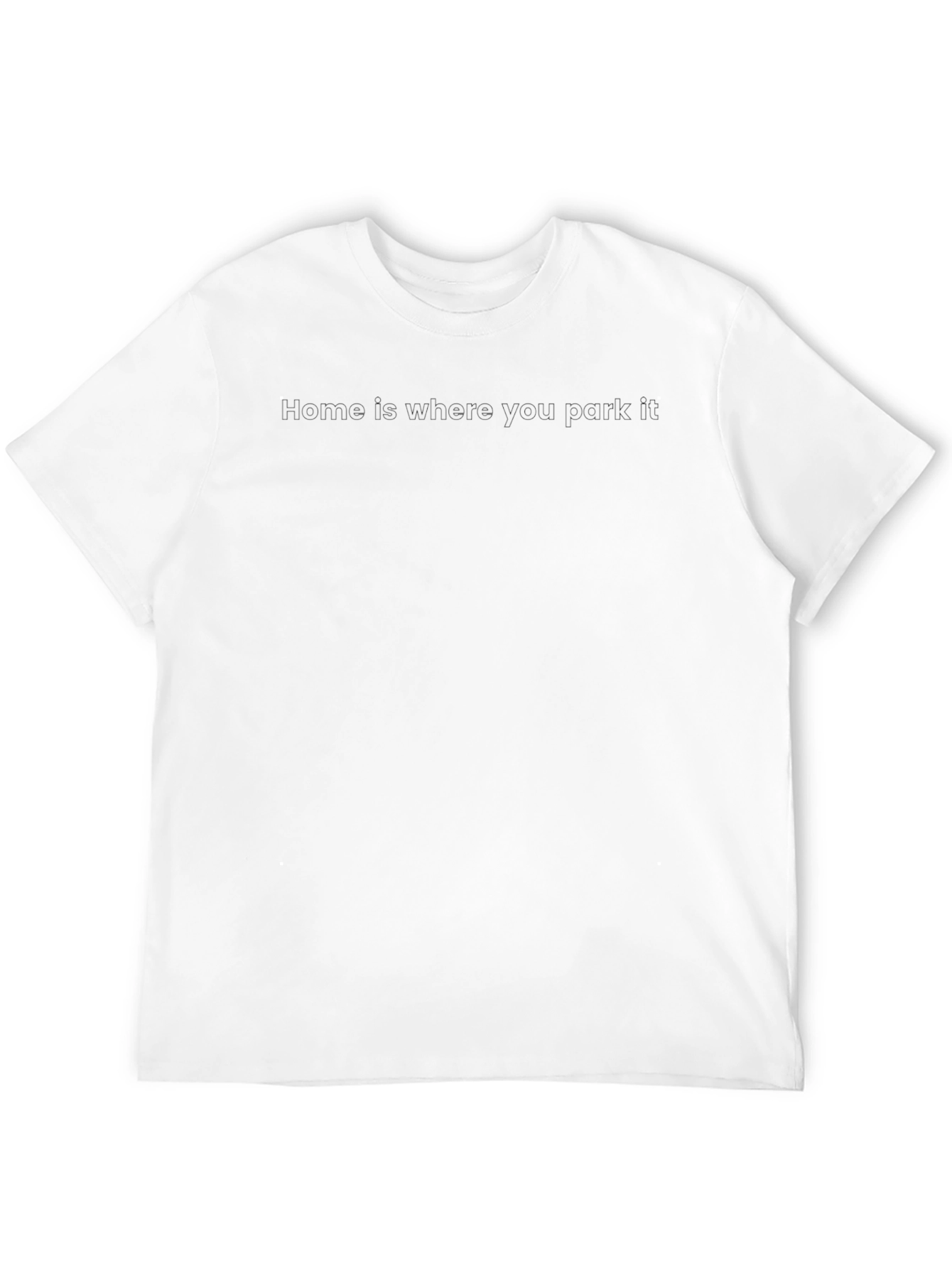 Mens Solid Black Classic Fit T-Shirt