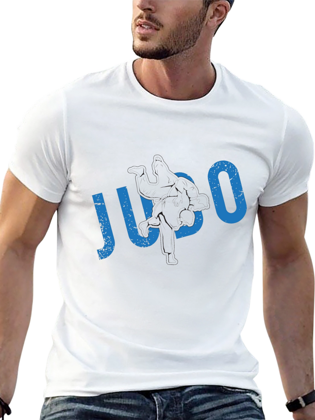 Distressed JUCO Graphic Tee - Black