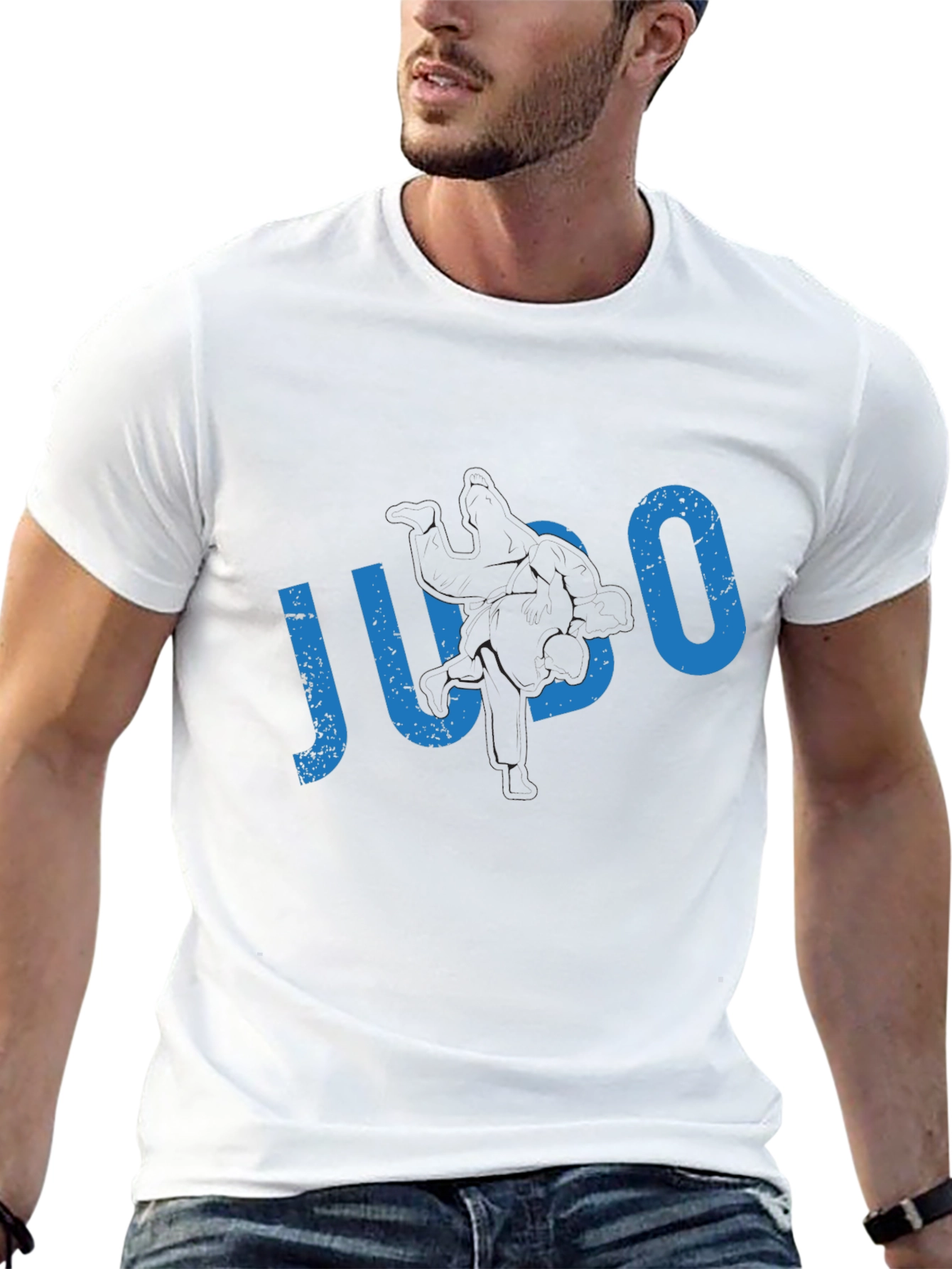 Distressed JUCO Graphic Tee - Black