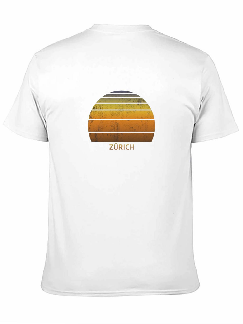 Zurich Retro Sunset T-Shirt - Stylish City Souvenir