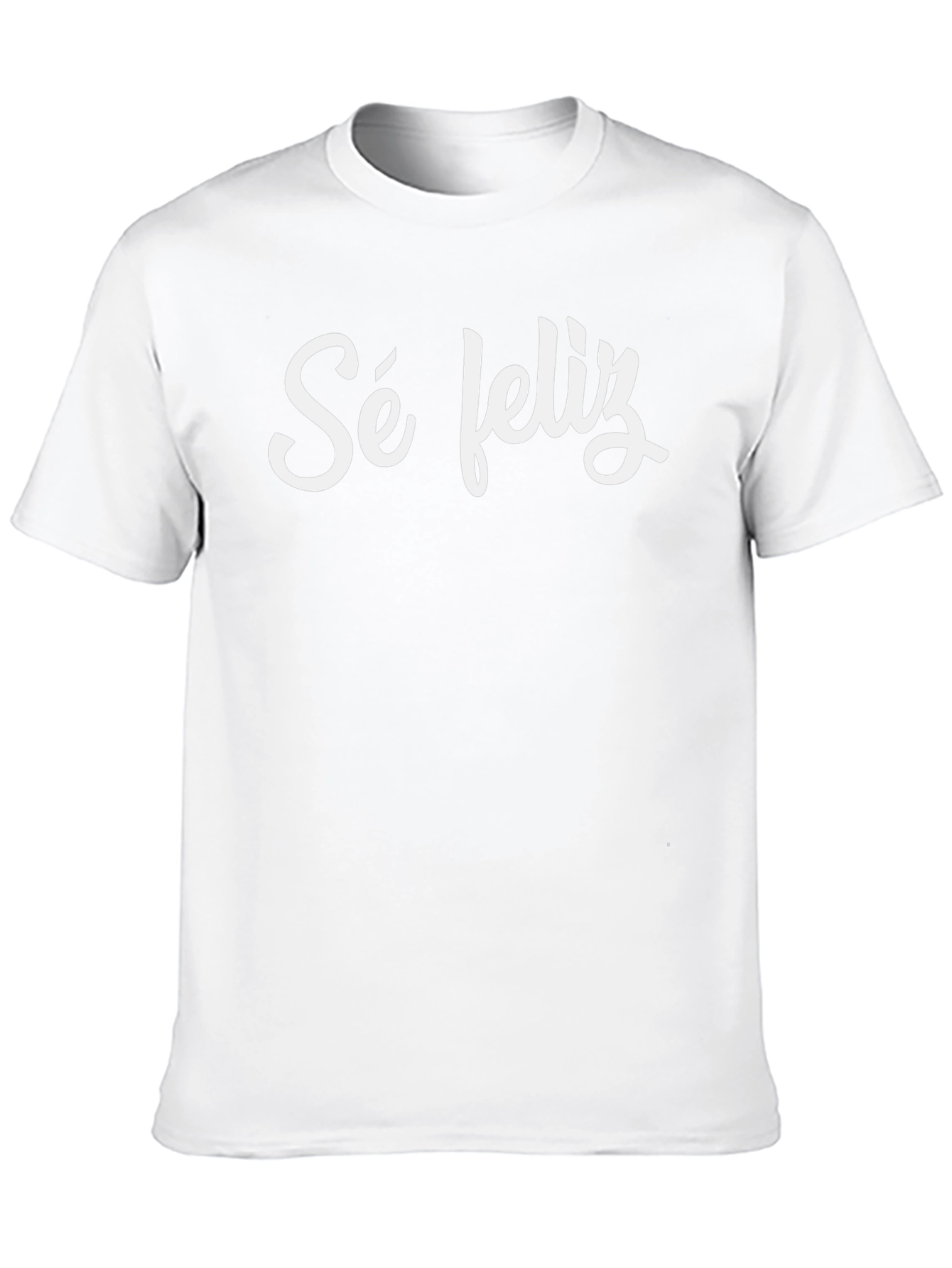 Sé Feliz Black T-Shirt - Be Happy