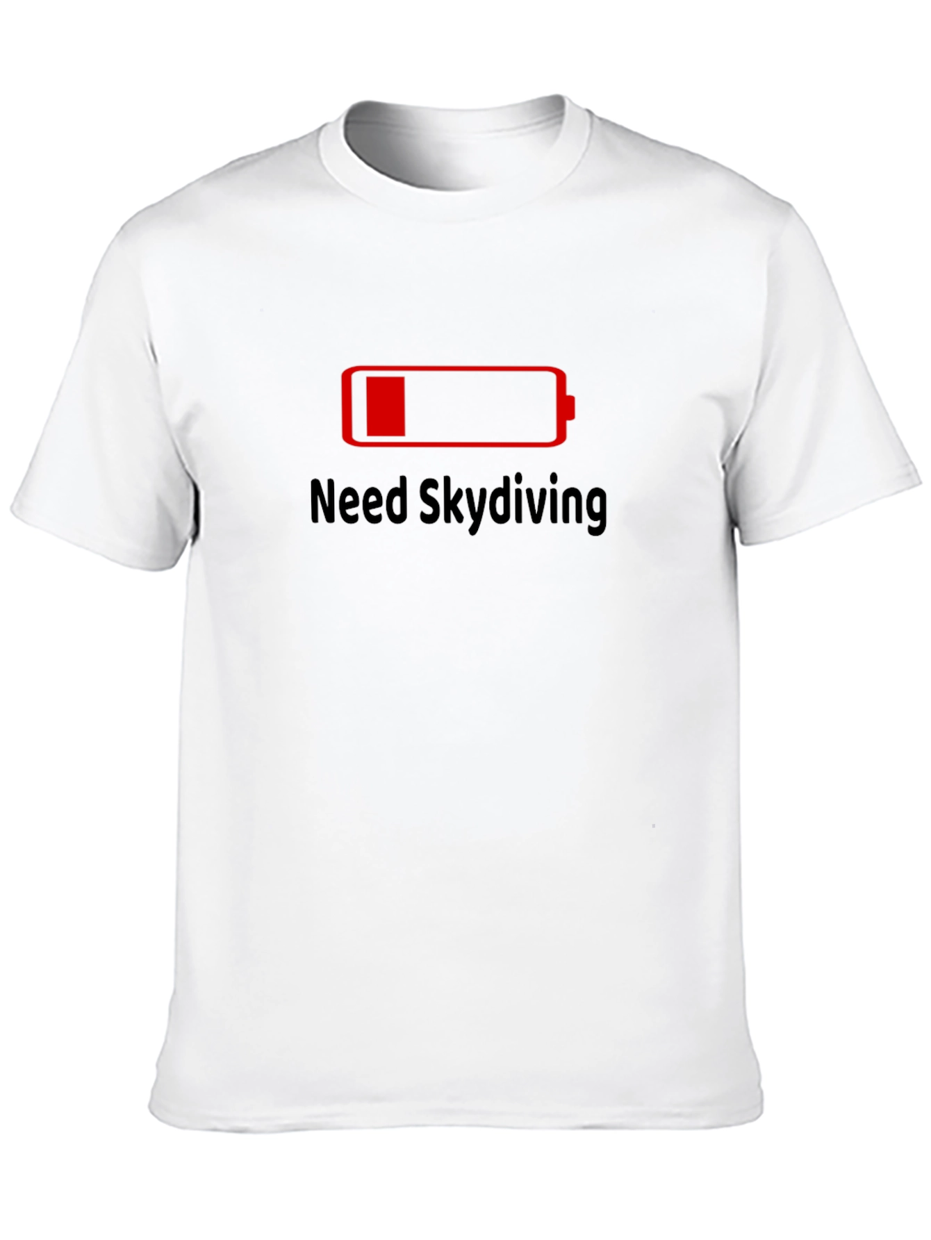 Need Skydiving Black T-Shirt