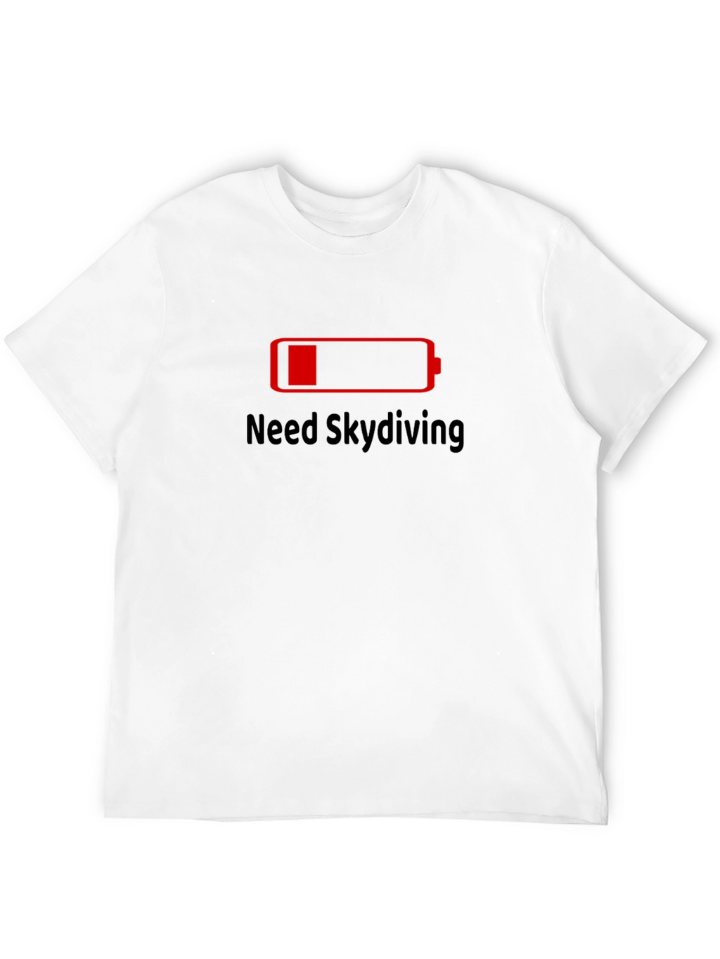 Need Skydiving Black T-Shirt