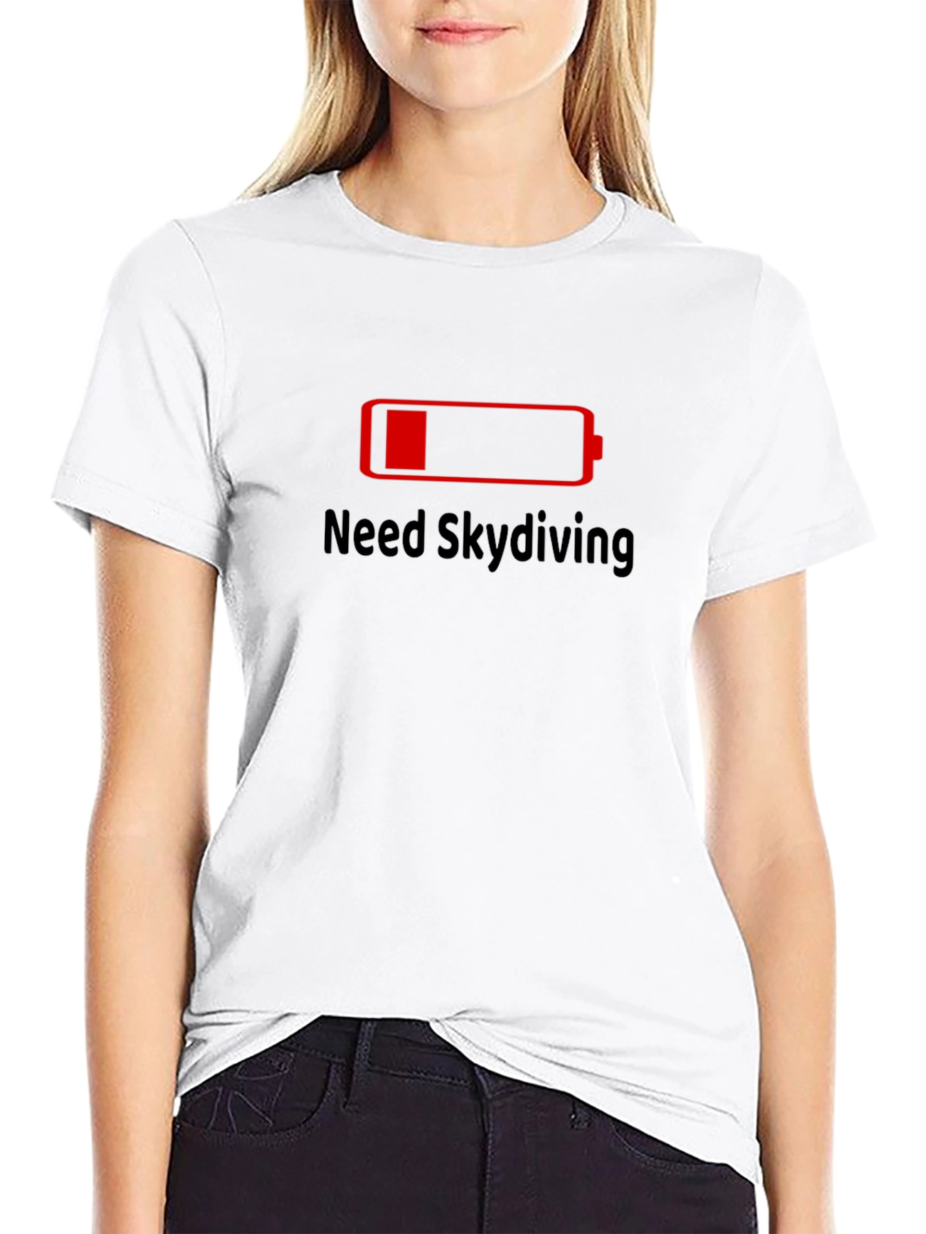 Need Skydiving Black T-Shirt