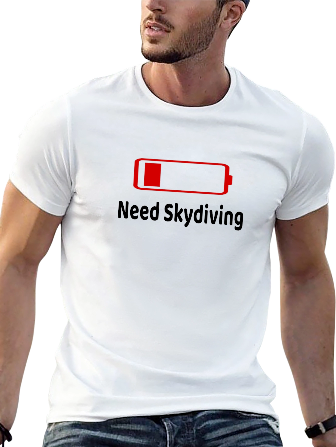 Need Skydiving Black T-Shirt