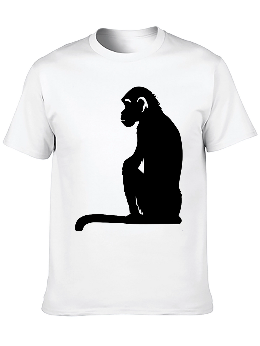 Black Monkey Silhouette T-Shirt