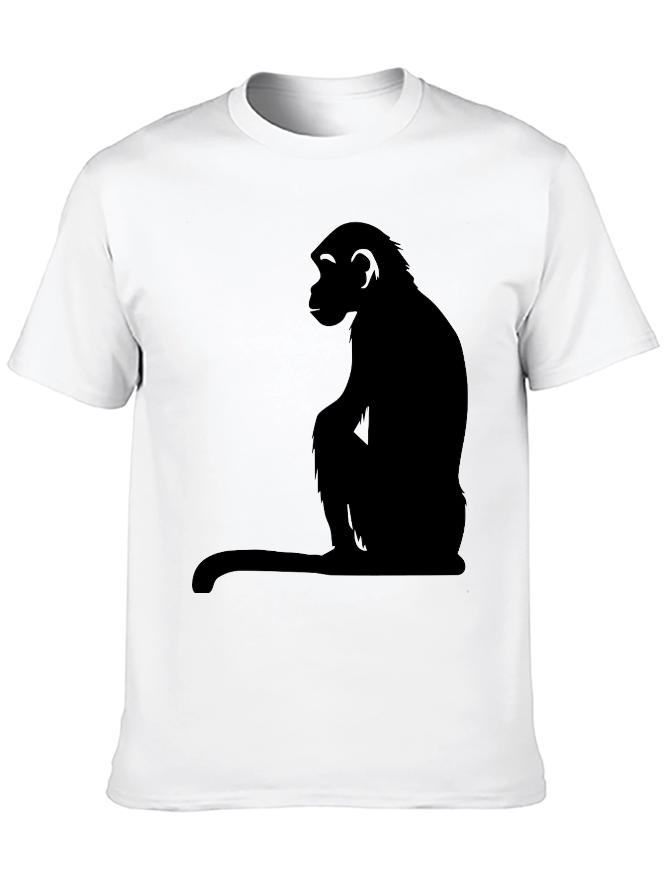 Black Monkey Silhouette T-Shirt
