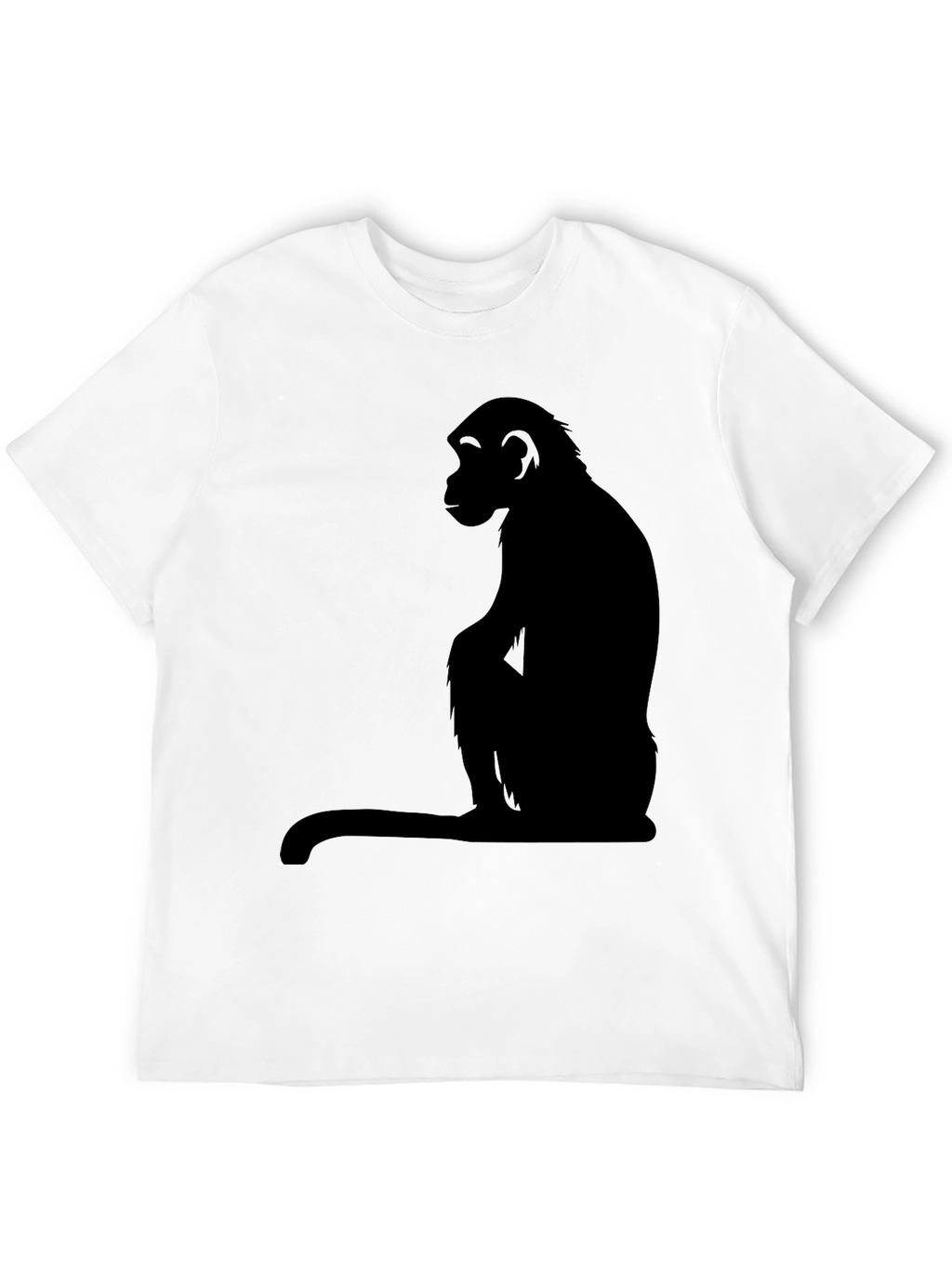 Black Monkey Silhouette T-Shirt