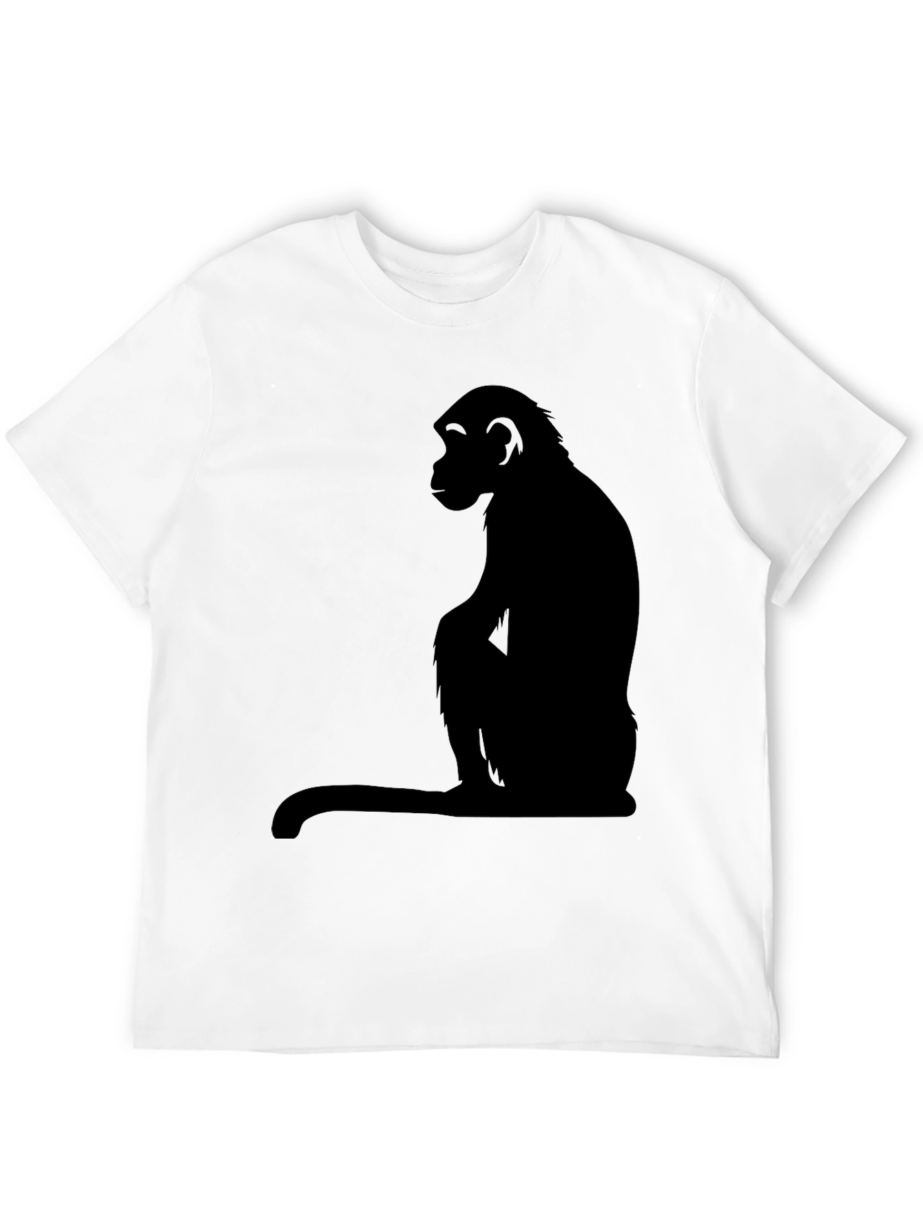 Black Monkey Silhouette T-Shirt