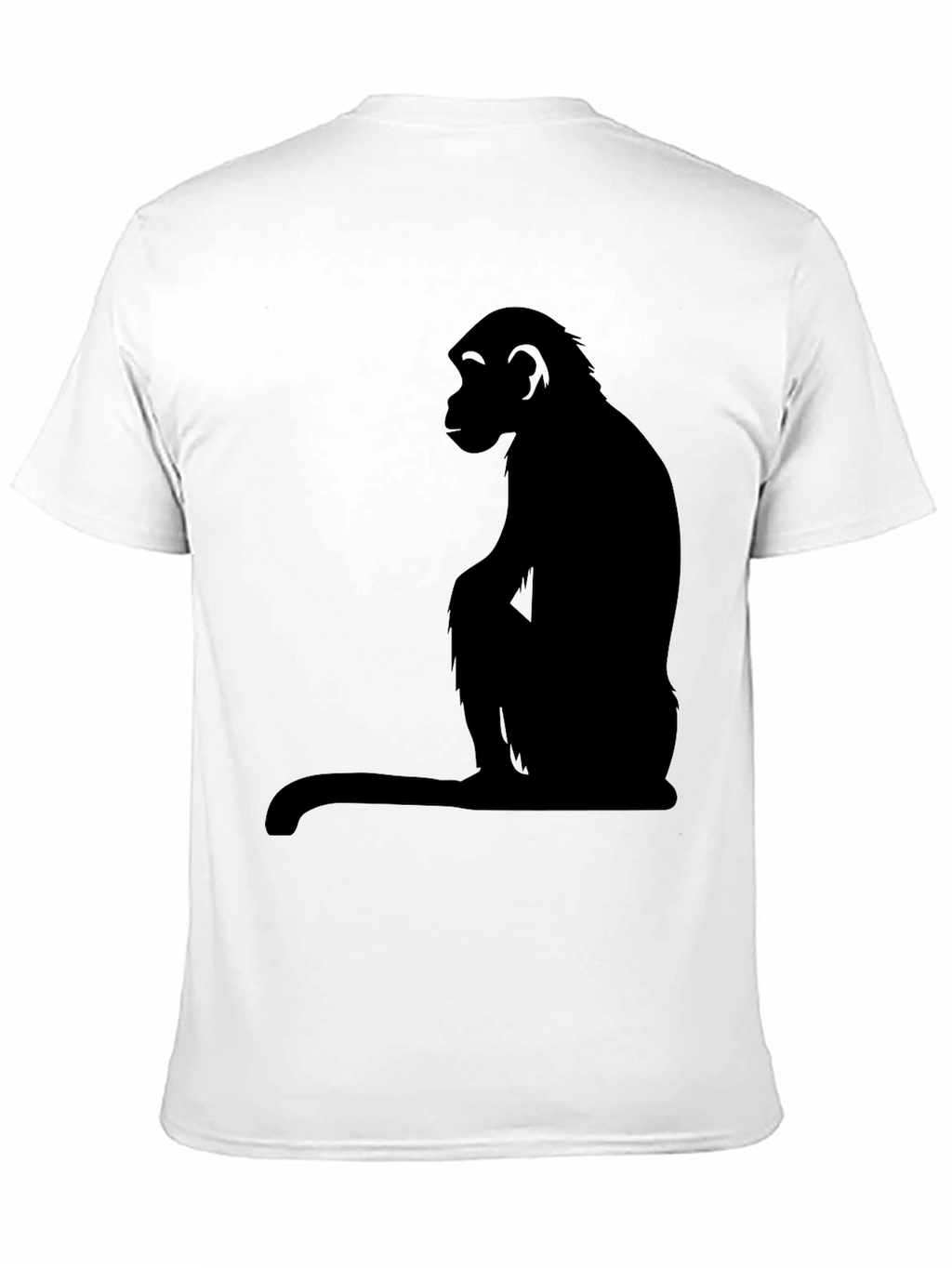 Black Monkey Silhouette T-Shirt