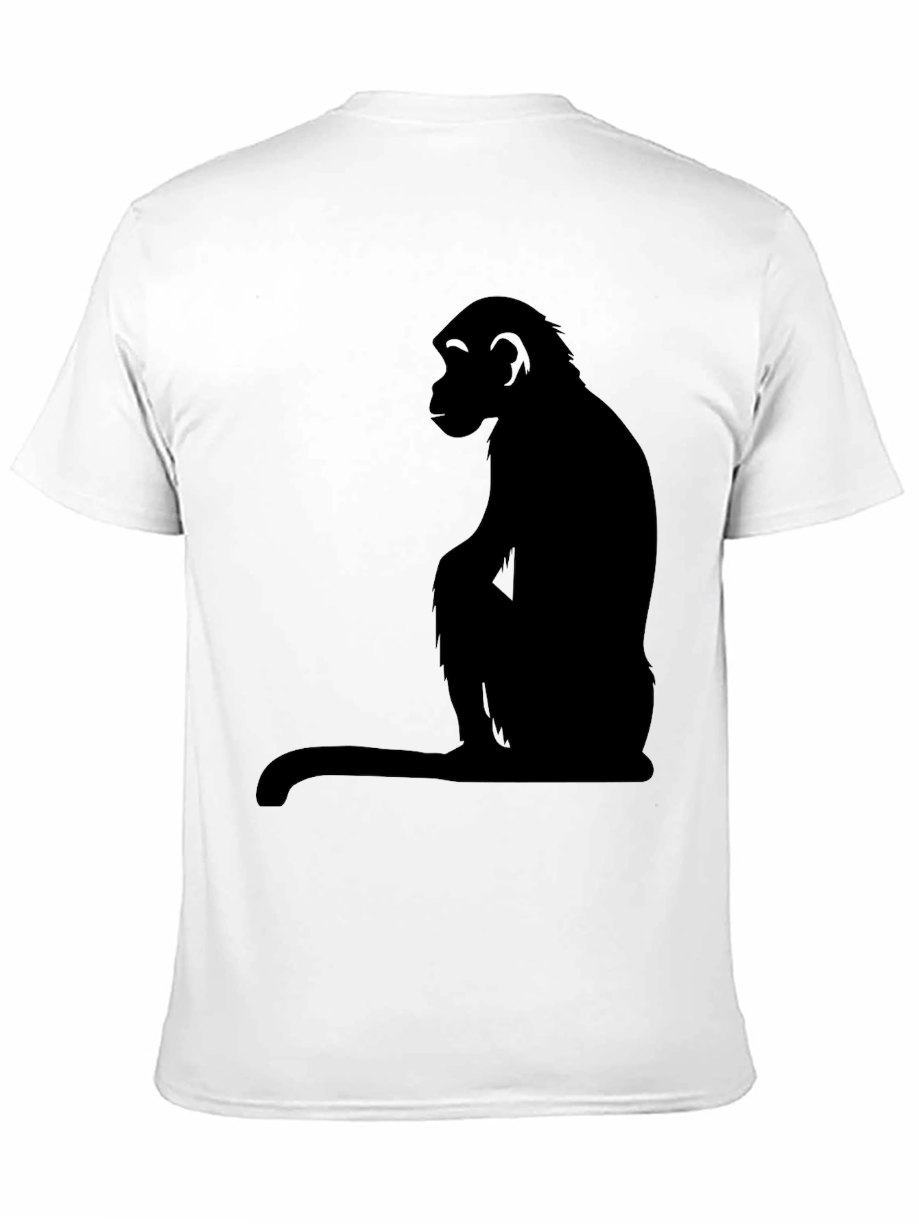Black Monkey Silhouette T-Shirt