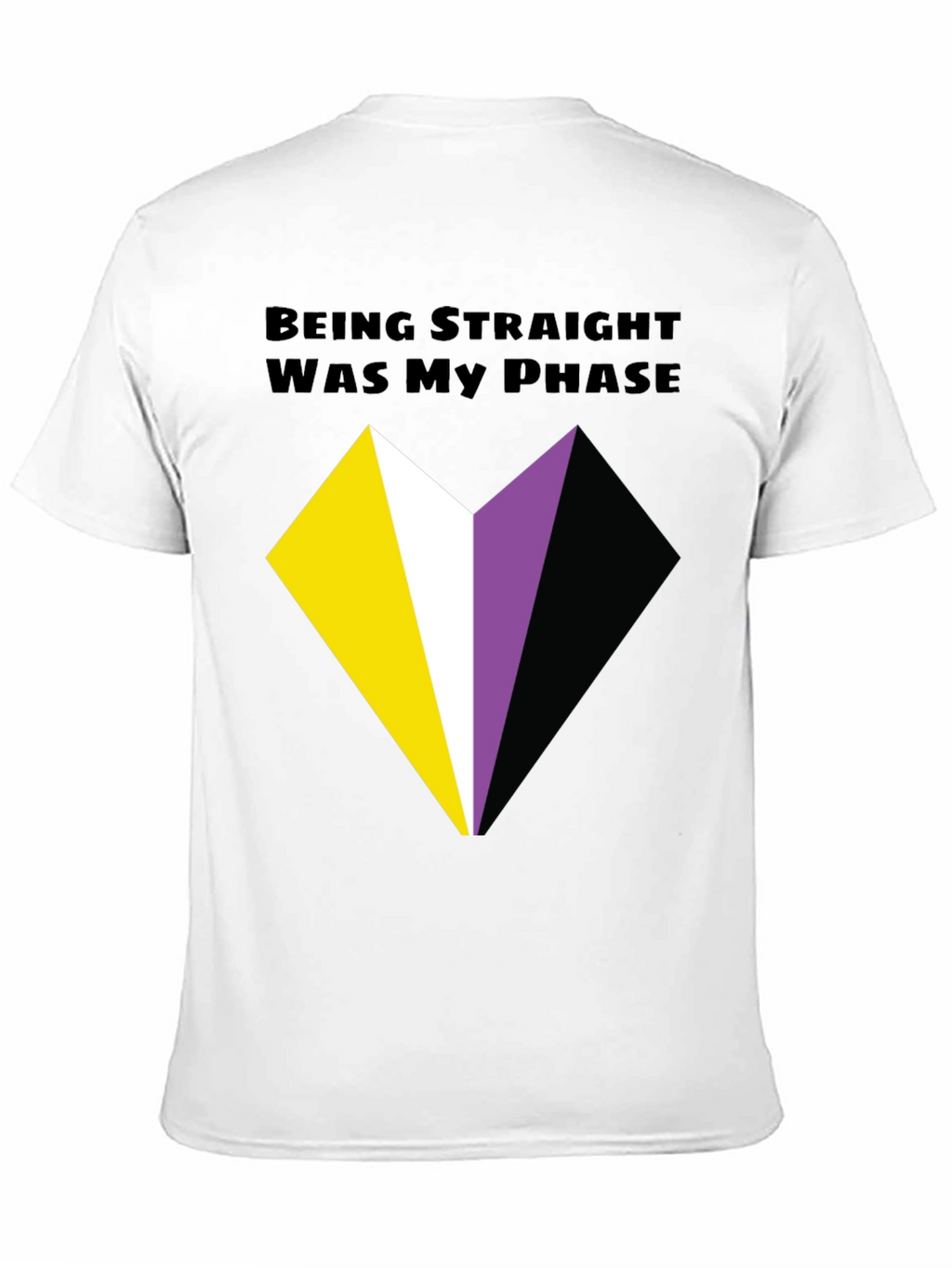 Non-Binary Pride T-Shirt - Being Straight Was My Phase