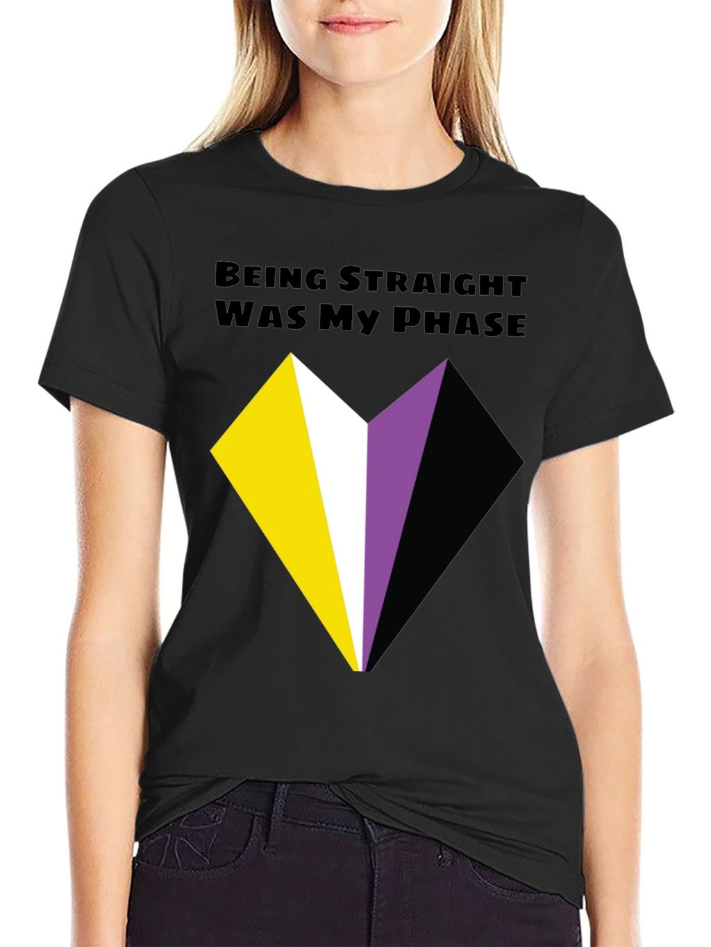 Non-Binary Pride T-Shirt - Being Straight Was My Phase