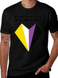 Non-Binary Pride T-Shirt - Being Straight Was My Phase