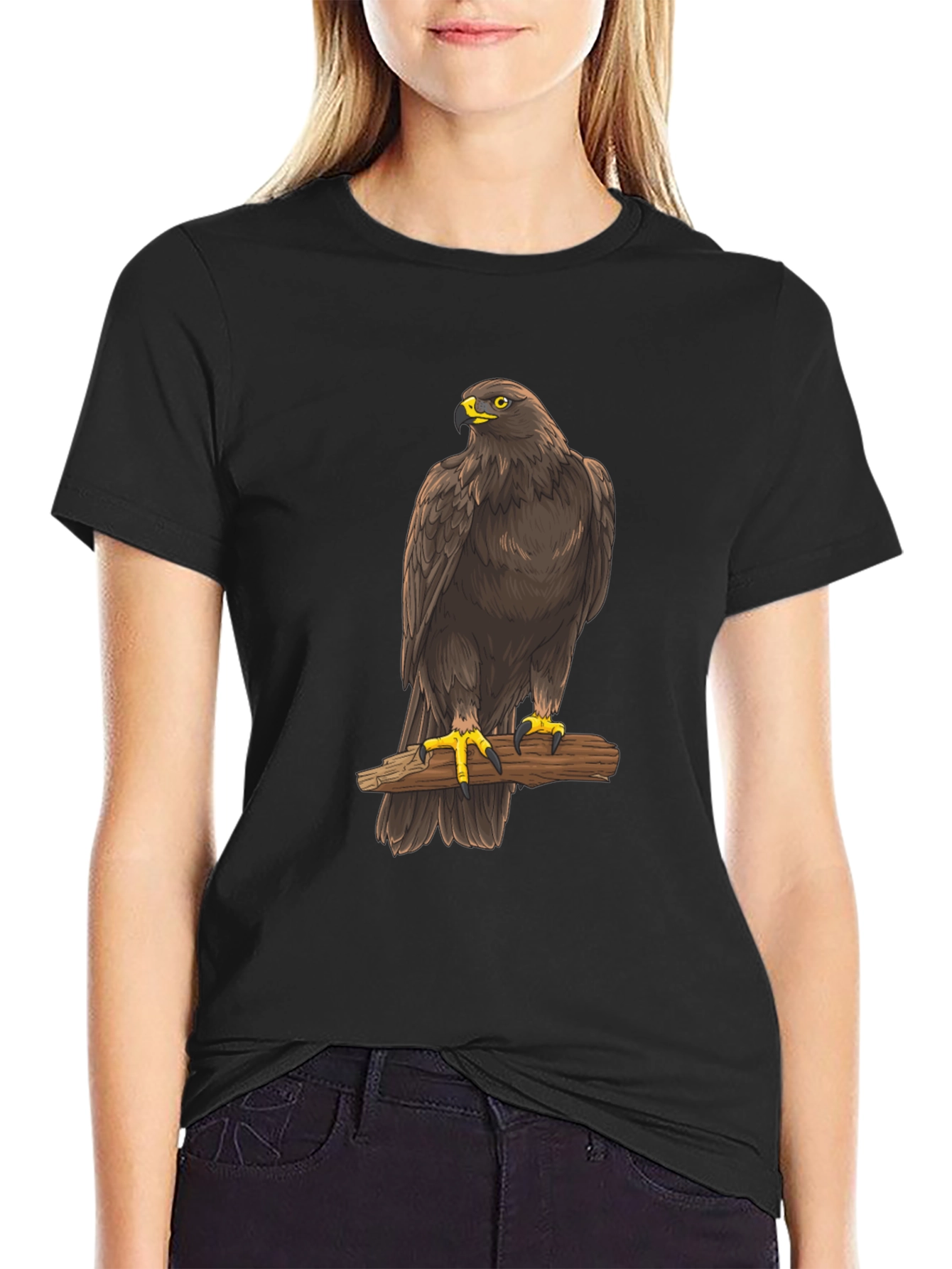Eagle Graphic Tee - Mens Black T-Shirt