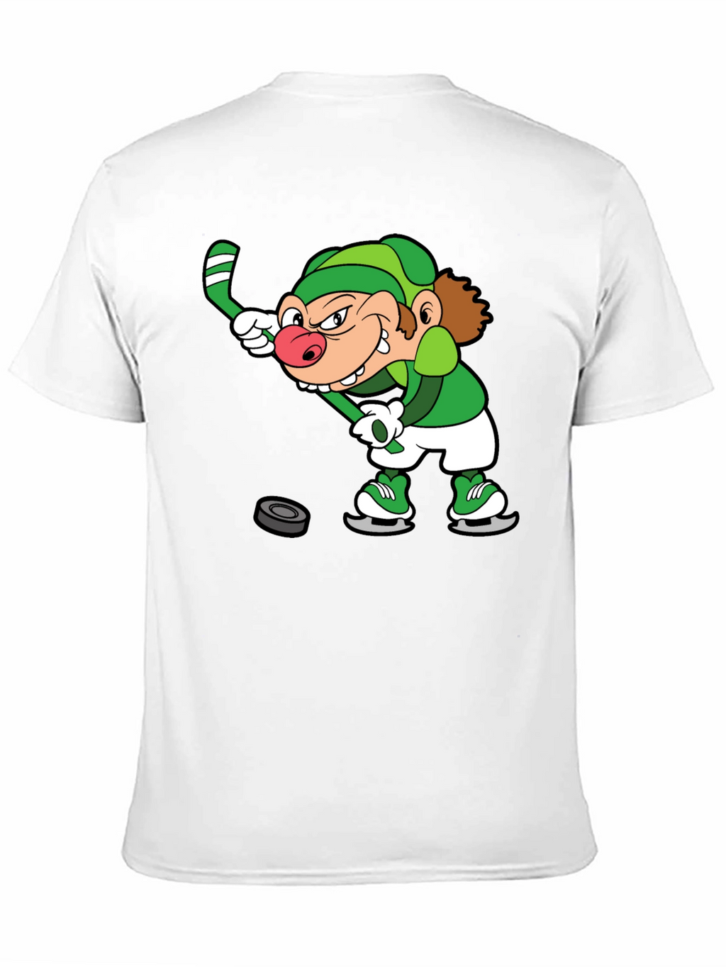 Leprechaun Hockey Black T-Shirt