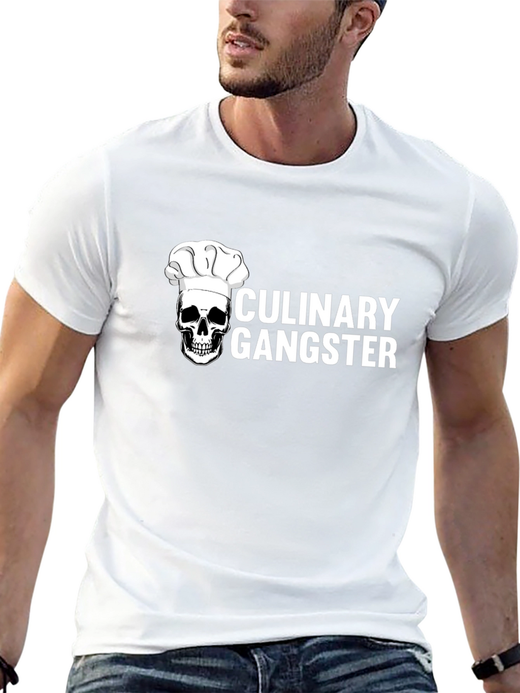 Culinary Gangster T-Shirt - Chef Skull Tee