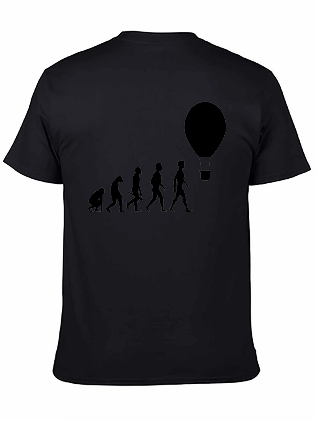 Evolution of Flight Black Graphic Tee