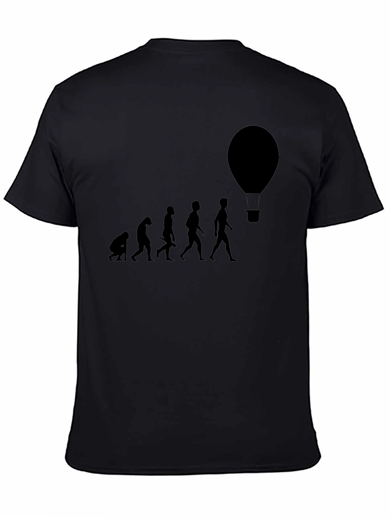 Evolution of Flight Black Graphic Tee