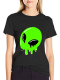 Mens Alien Graphic Print T-Shirt