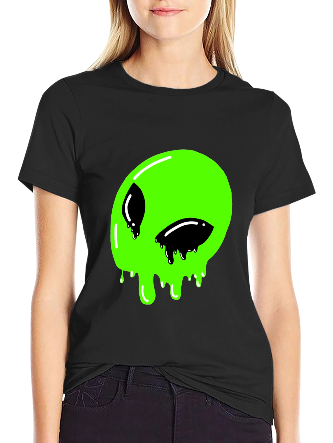 Mens Alien Graphic Print T-Shirt