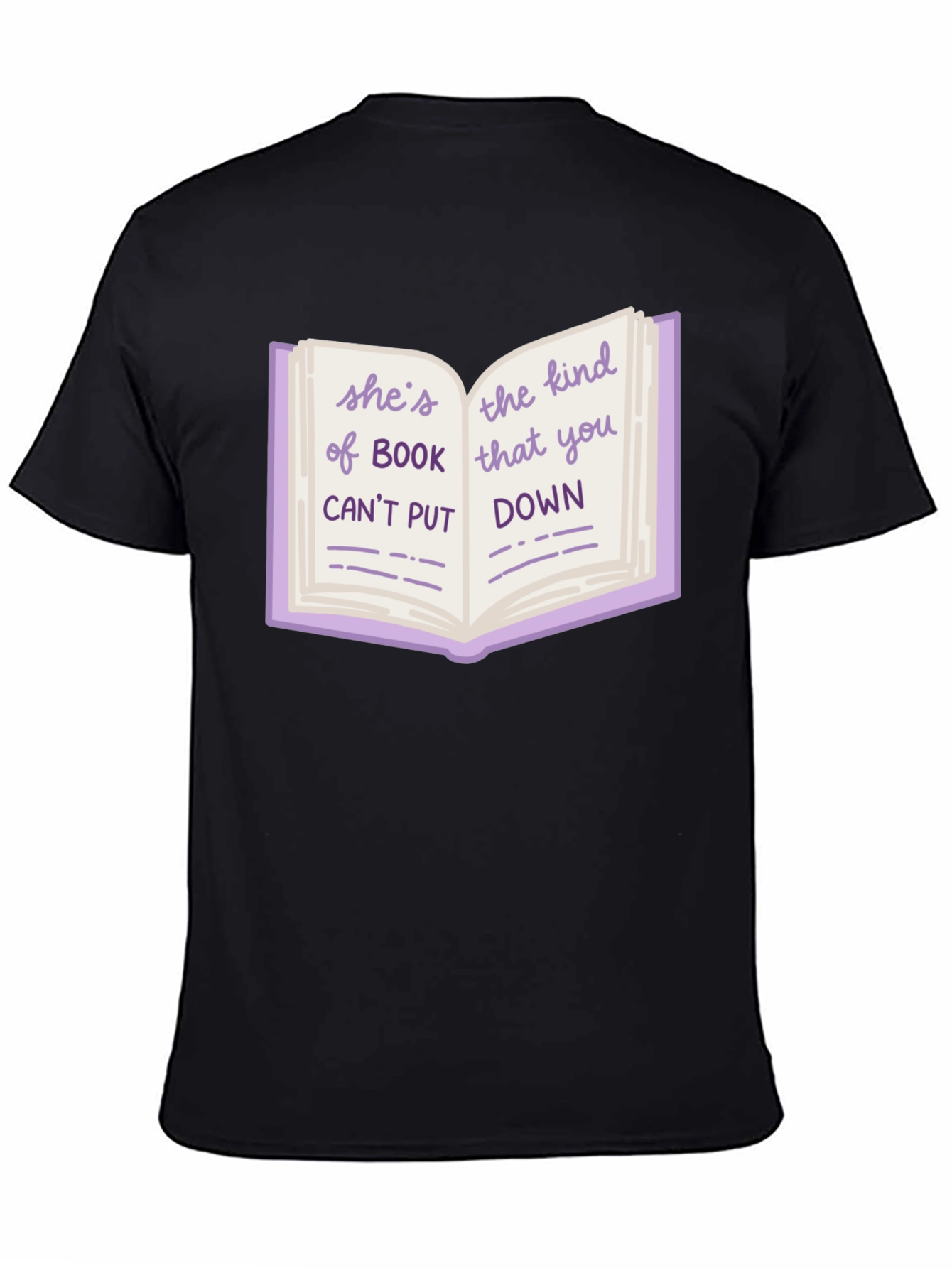 Book Lover Graphic Tee - Shes The Kind of Book
