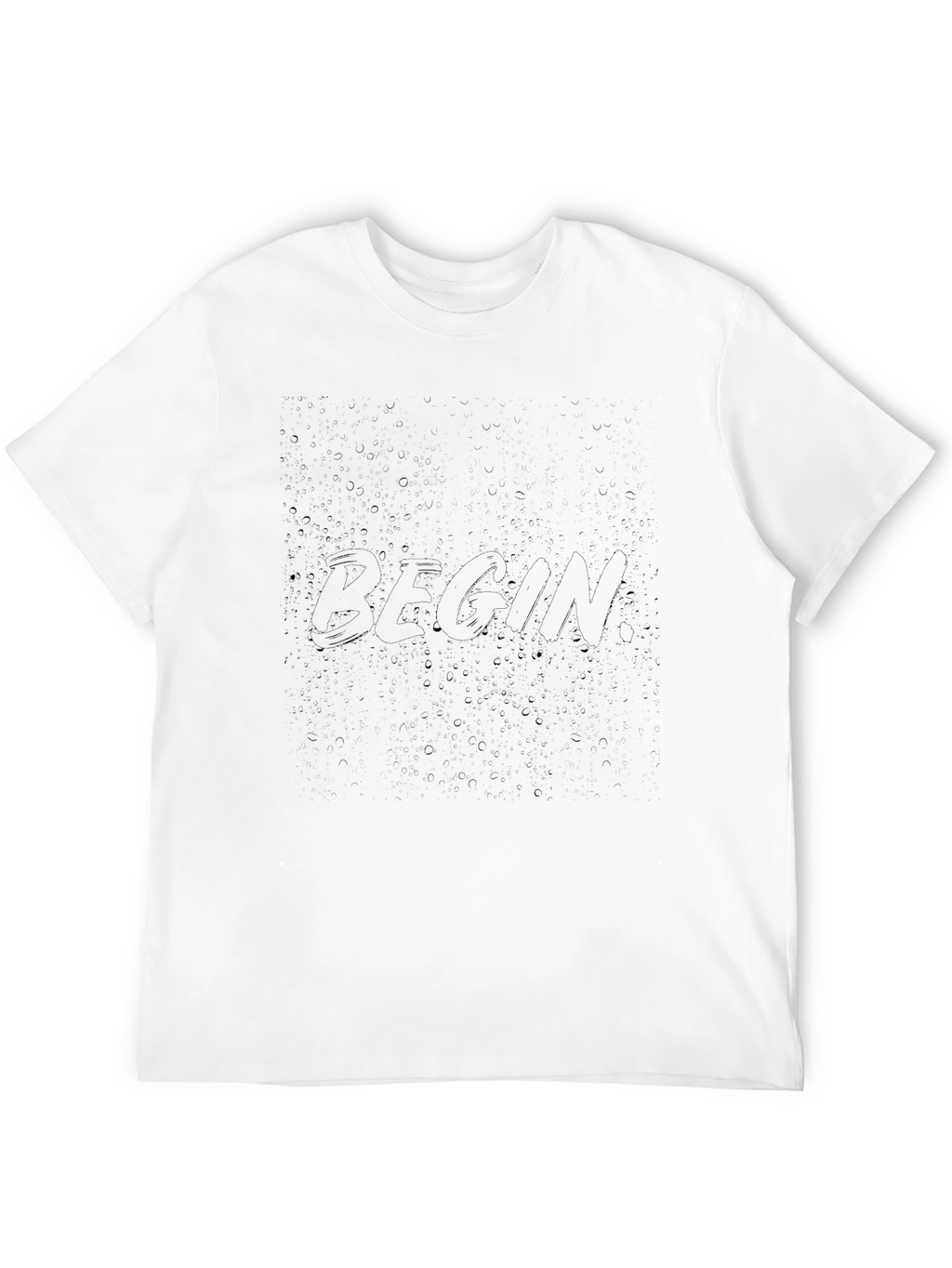 Mens Black Crew Neck Short Sleeve T-Shirt
