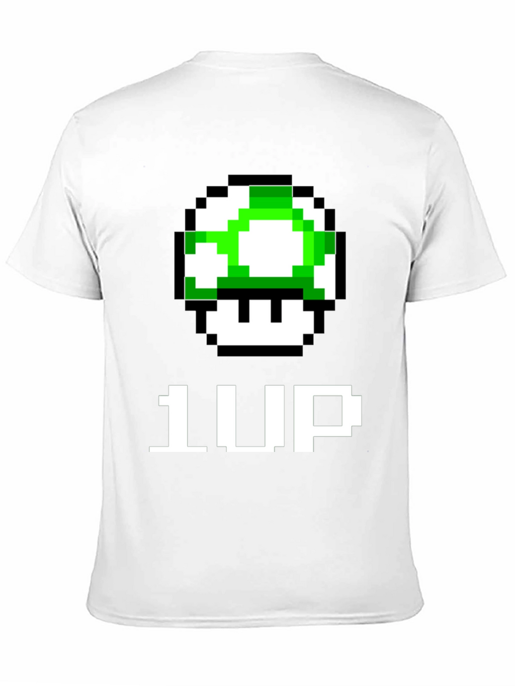 1-Up Pixel Art Black T-Shirt