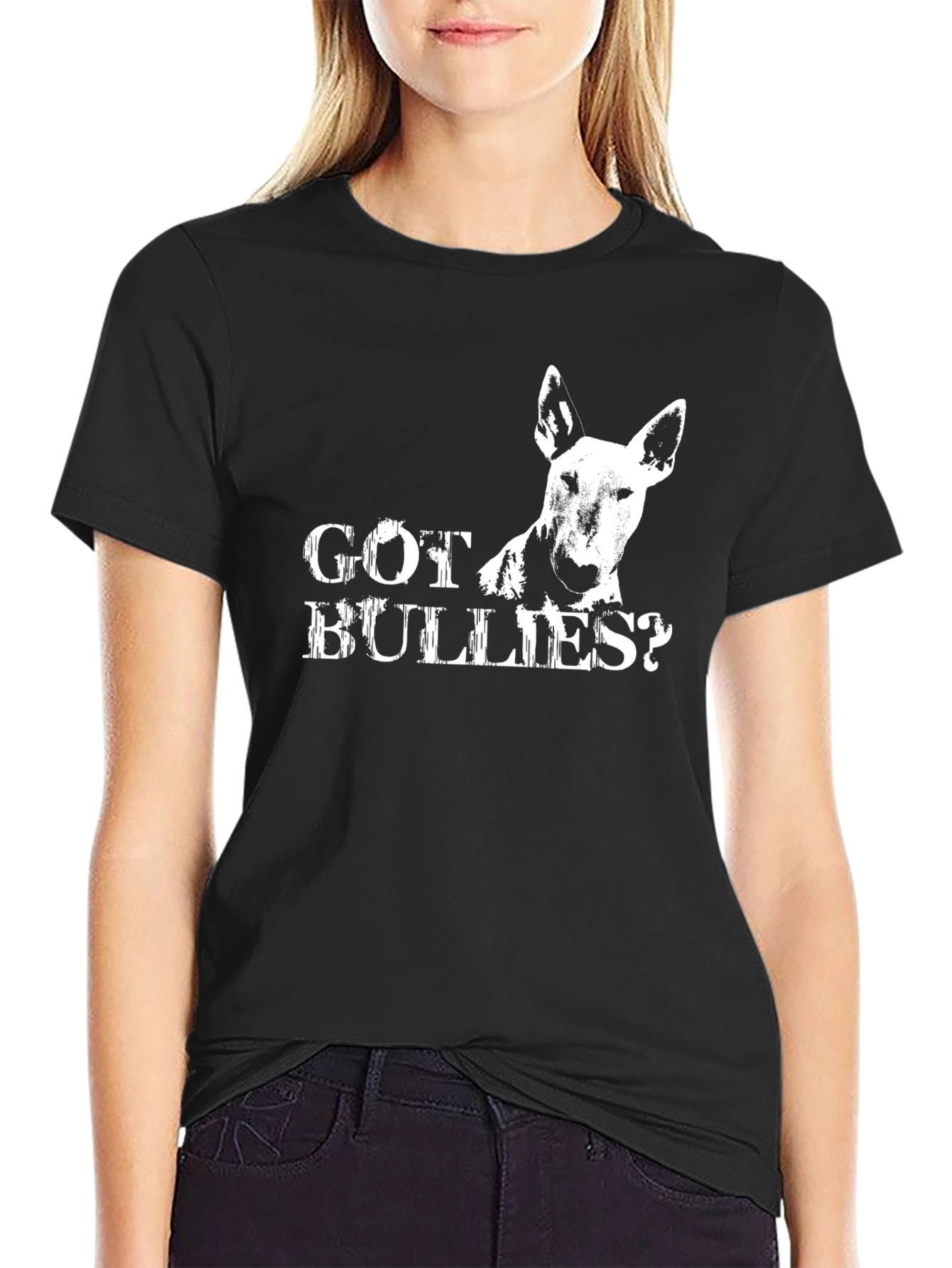 Got Bullies? Black Bull Terrier T-Shirt