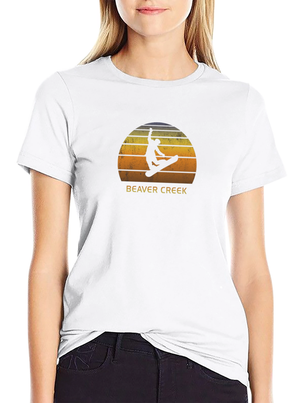 Beaver Creek Snowboarder Graphic Tee