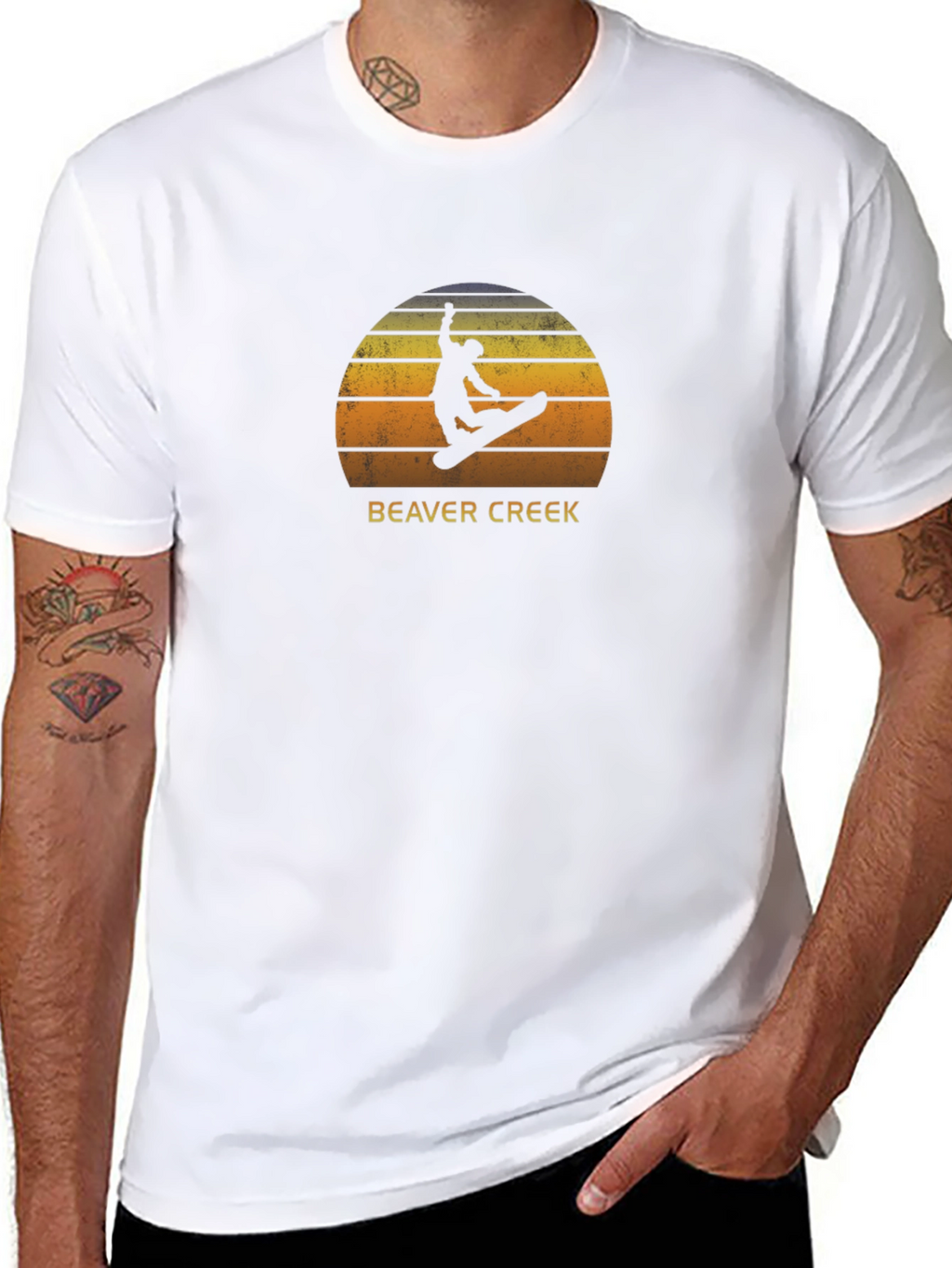 Beaver Creek Snowboarder Graphic Tee
