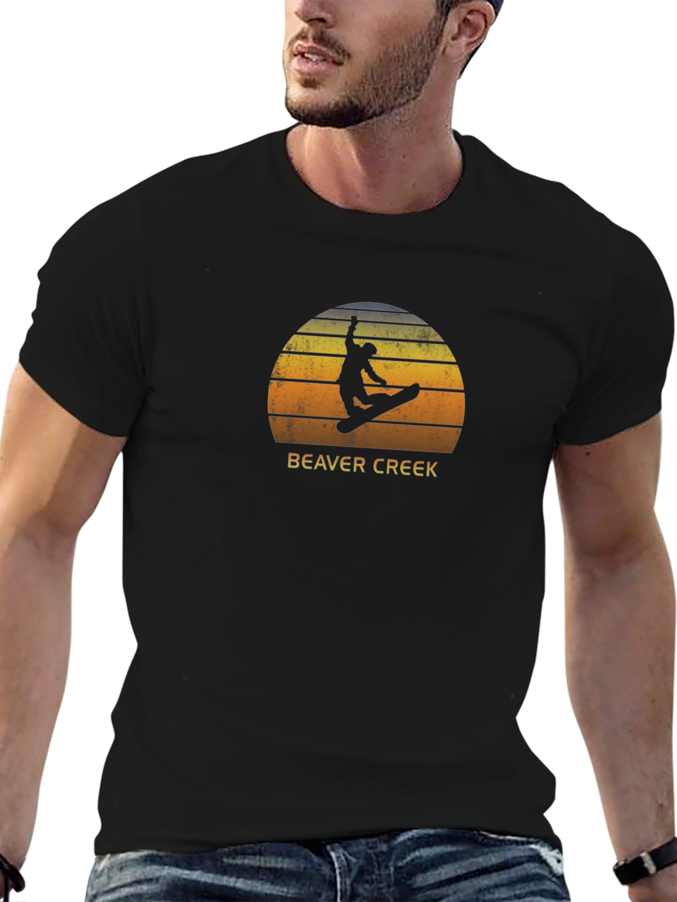 Beaver Creek Snowboarder Graphic Tee