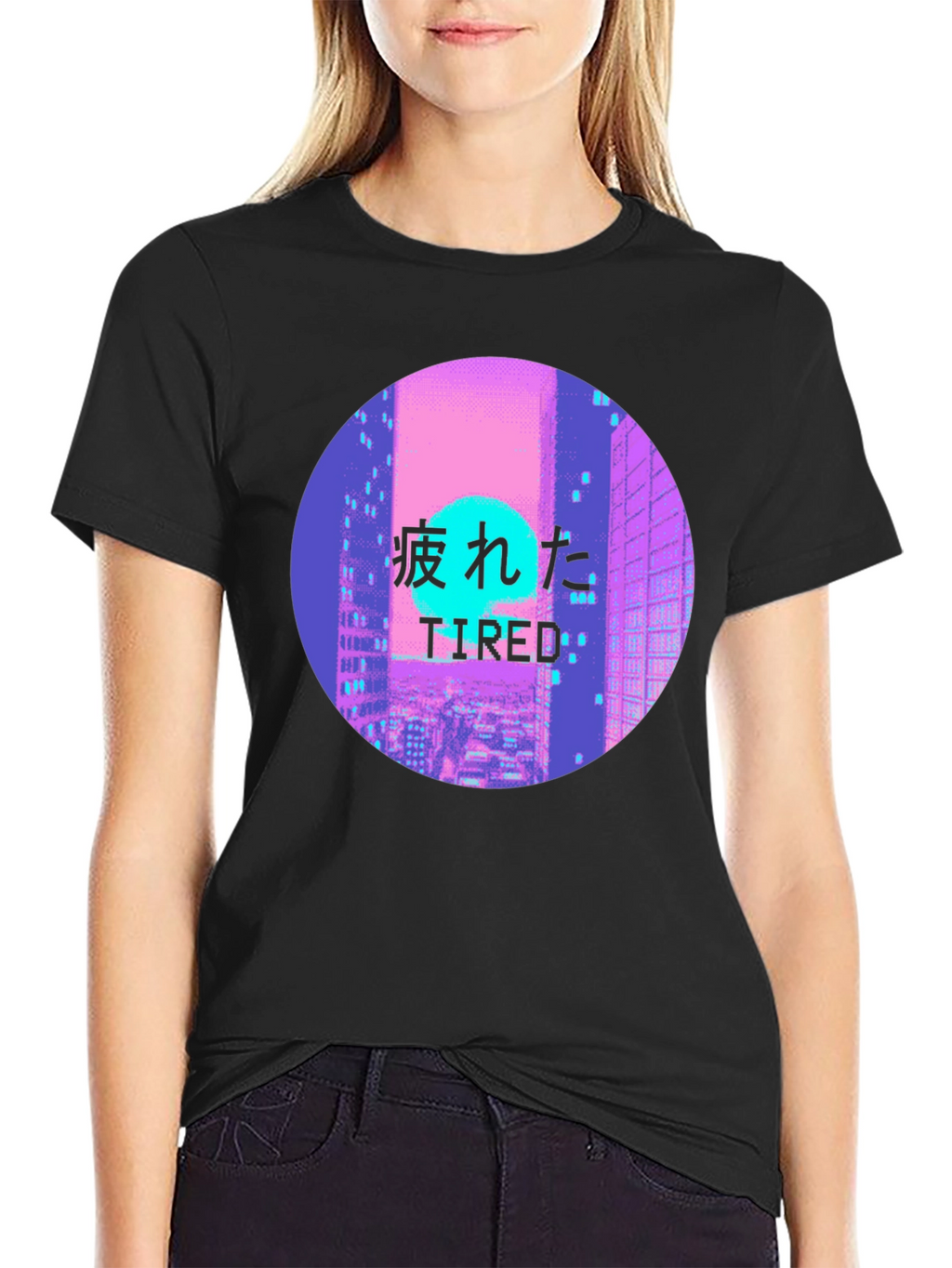 Tired Aesthetic Vaporwave T-Shirt