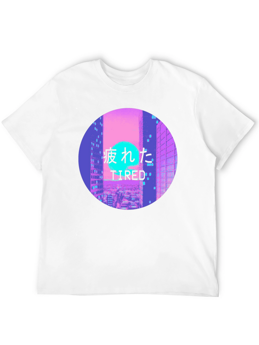 Tired Aesthetic Vaporwave T-Shirt