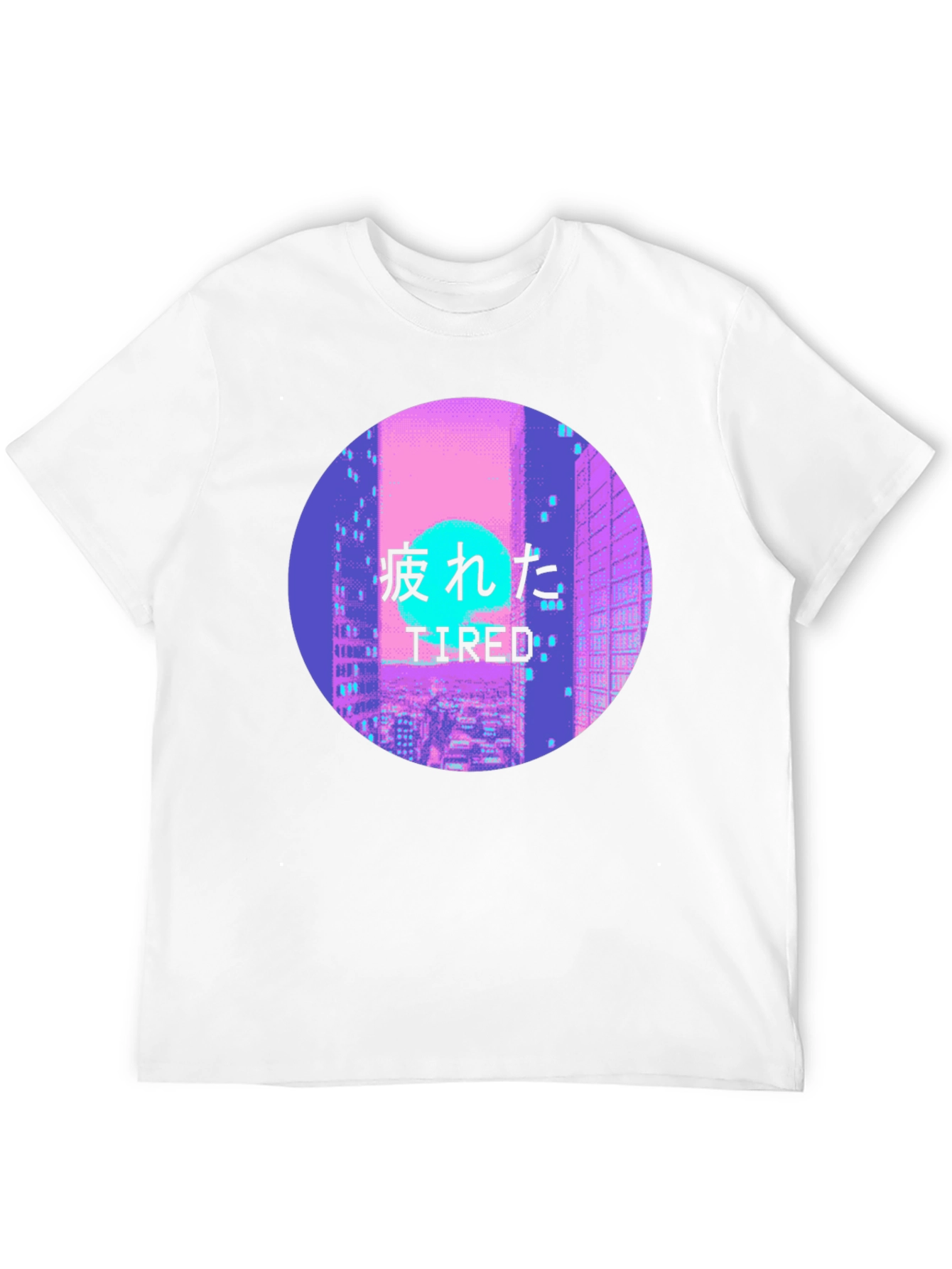 Tired Aesthetic Vaporwave T-Shirt