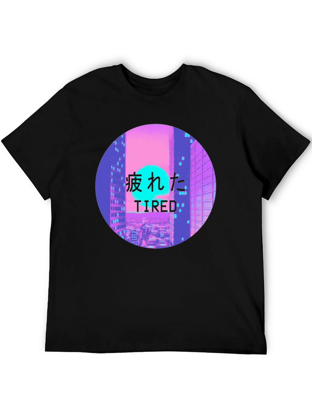 Tired Aesthetic Vaporwave T-Shirt