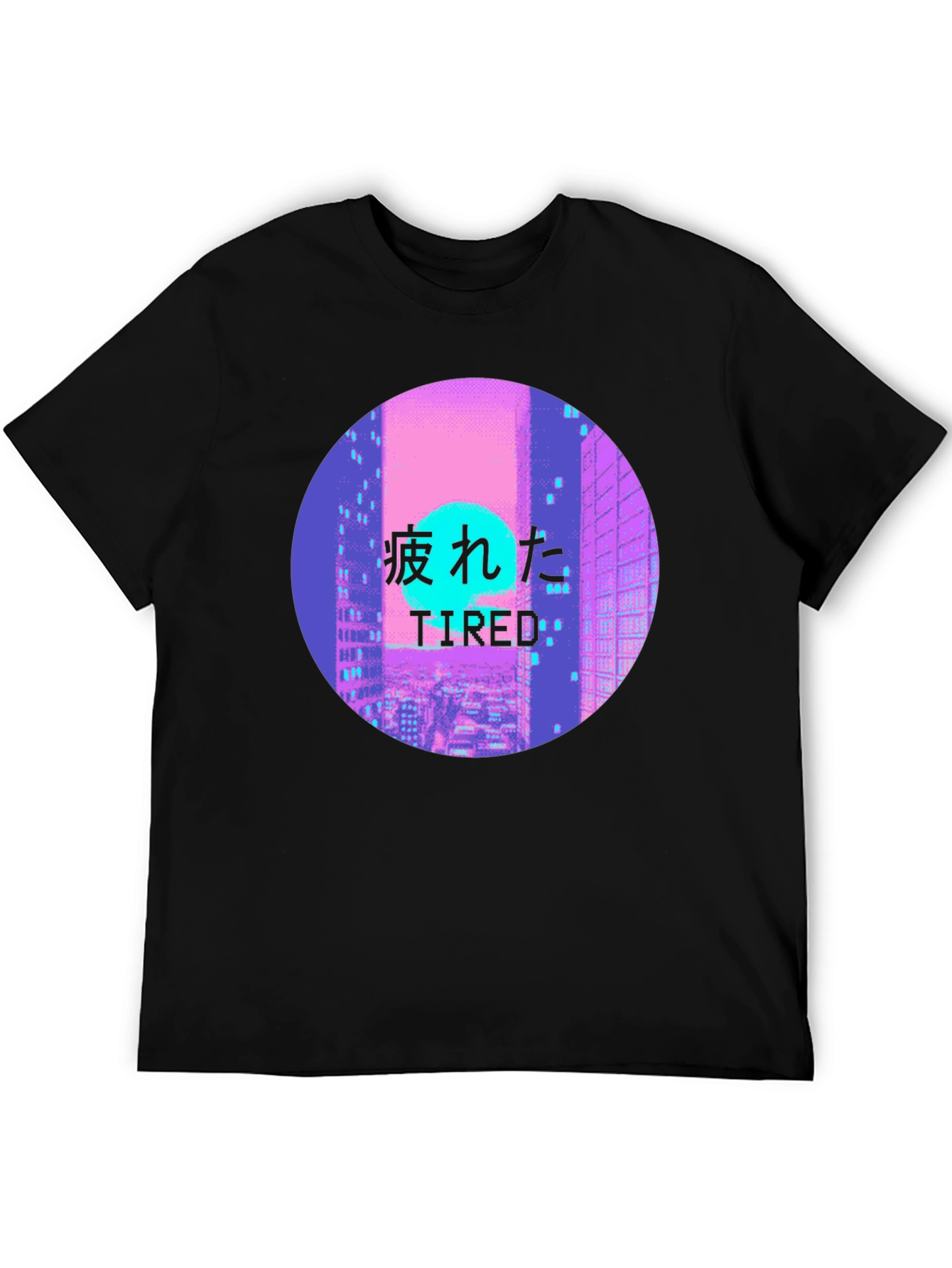Tired Aesthetic Vaporwave T-Shirt