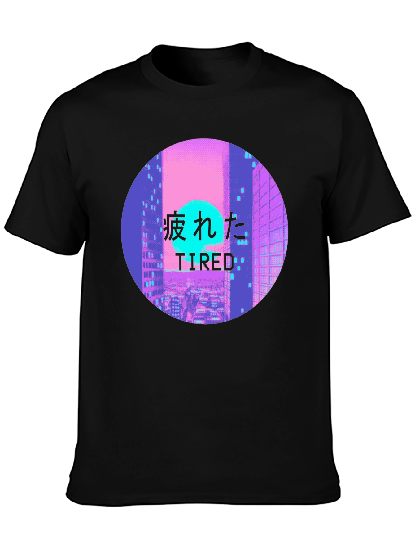 Tired Aesthetic Vaporwave T-Shirt