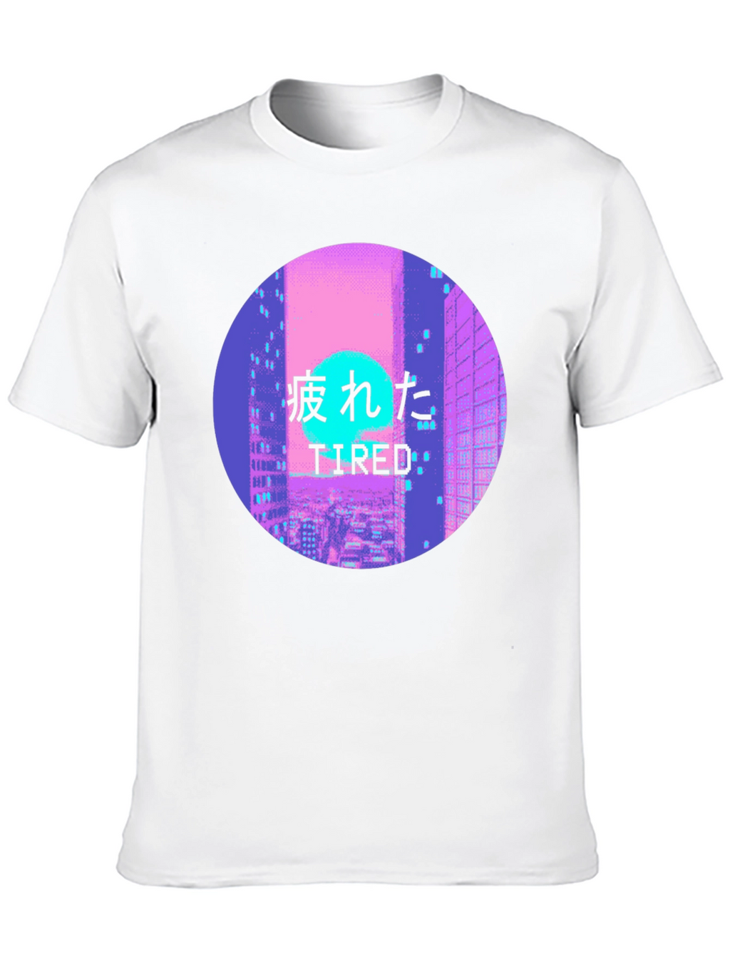 Tired Aesthetic Vaporwave T-Shirt