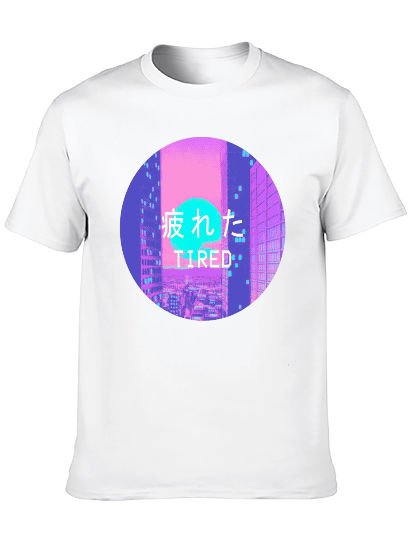 Tired Aesthetic Vaporwave T-Shirt