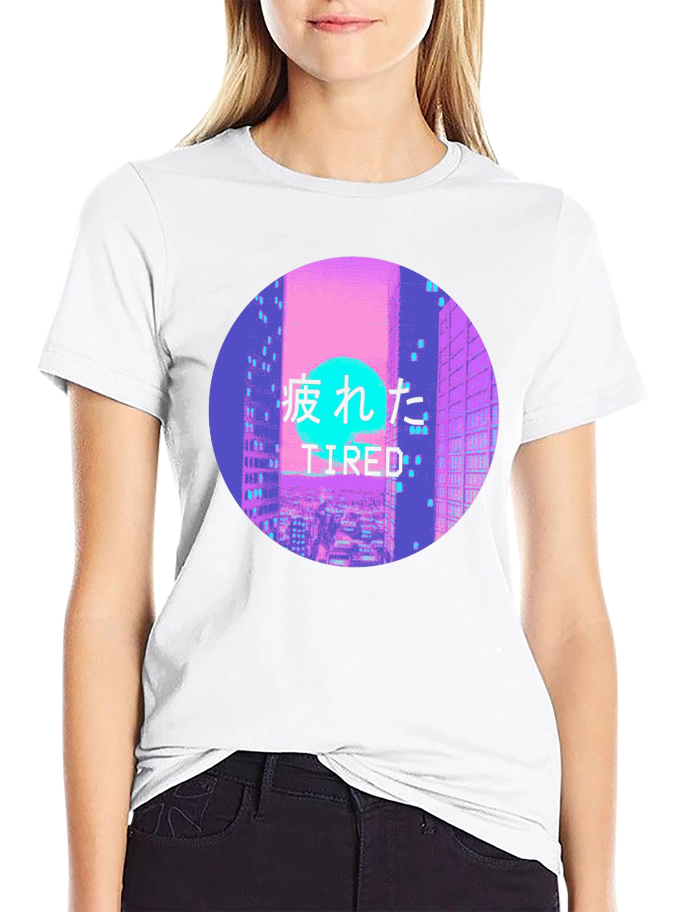 Tired Aesthetic Vaporwave T-Shirt