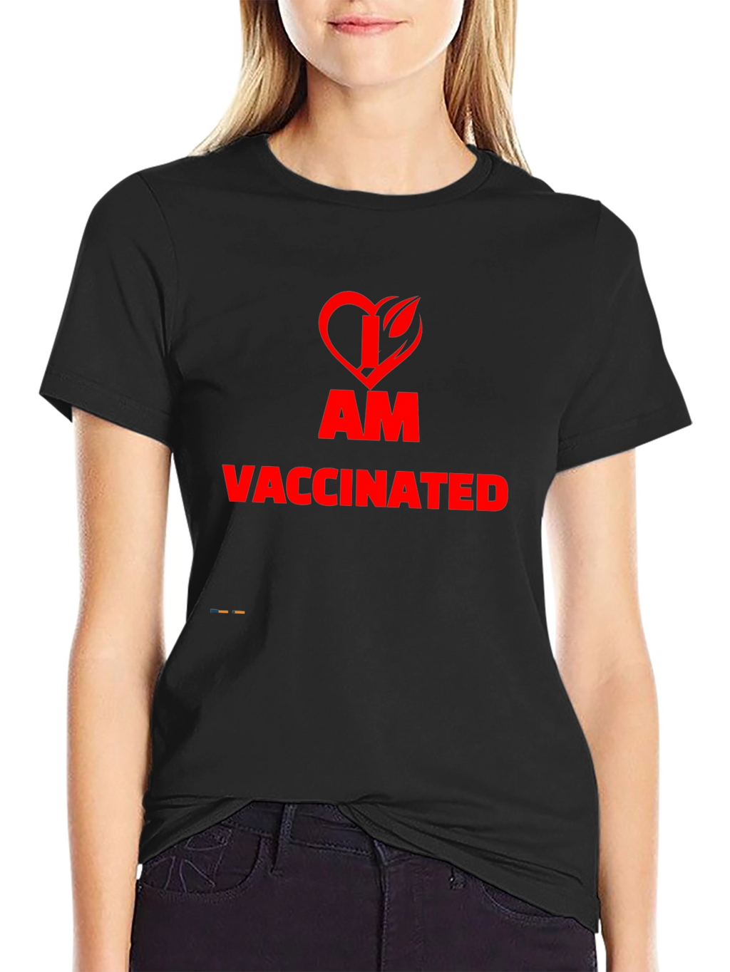I am Vaccinated T-Shirt - Black - Unisex Fit