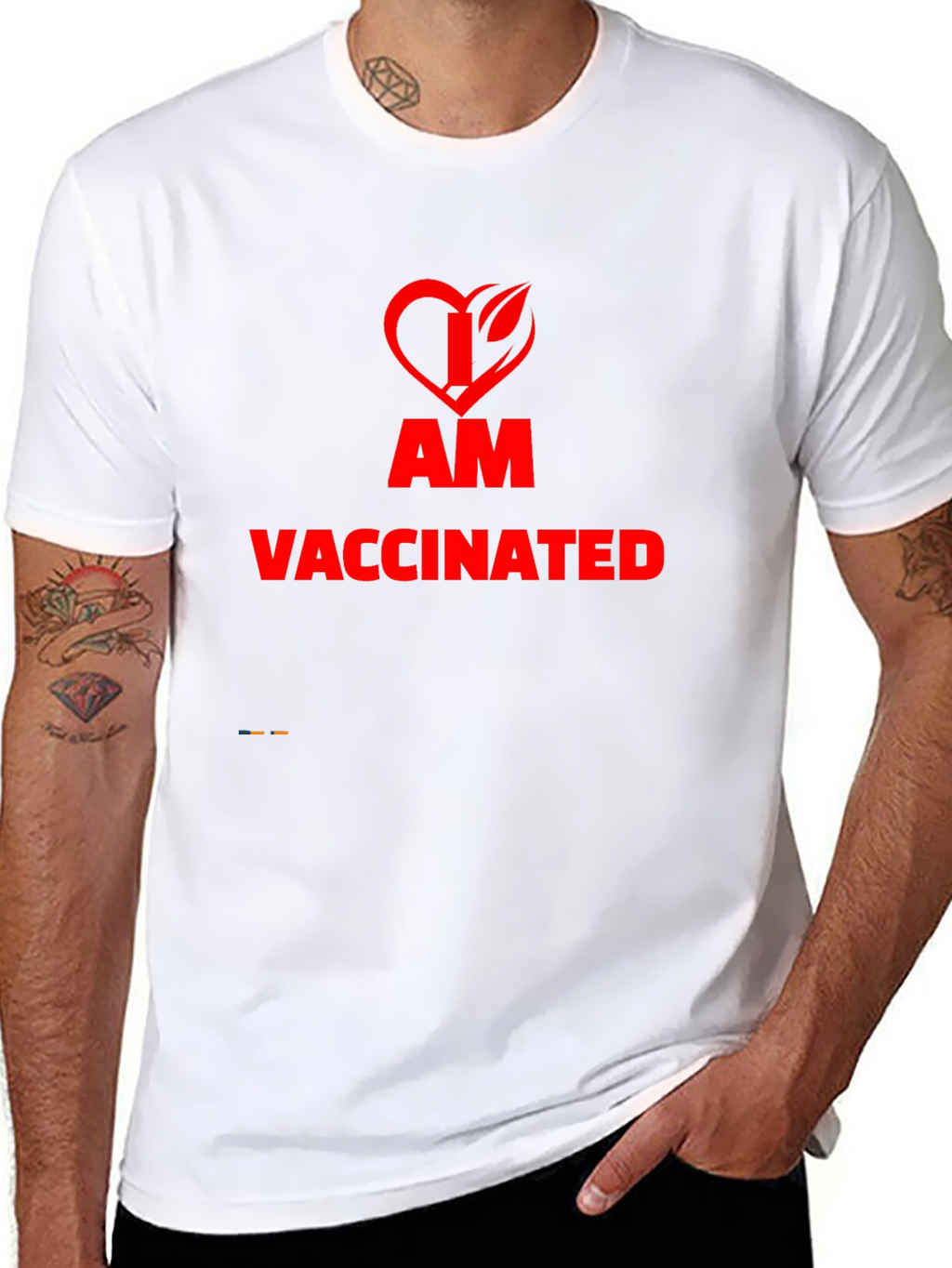 I am Vaccinated T-Shirt - Black - Unisex Fit