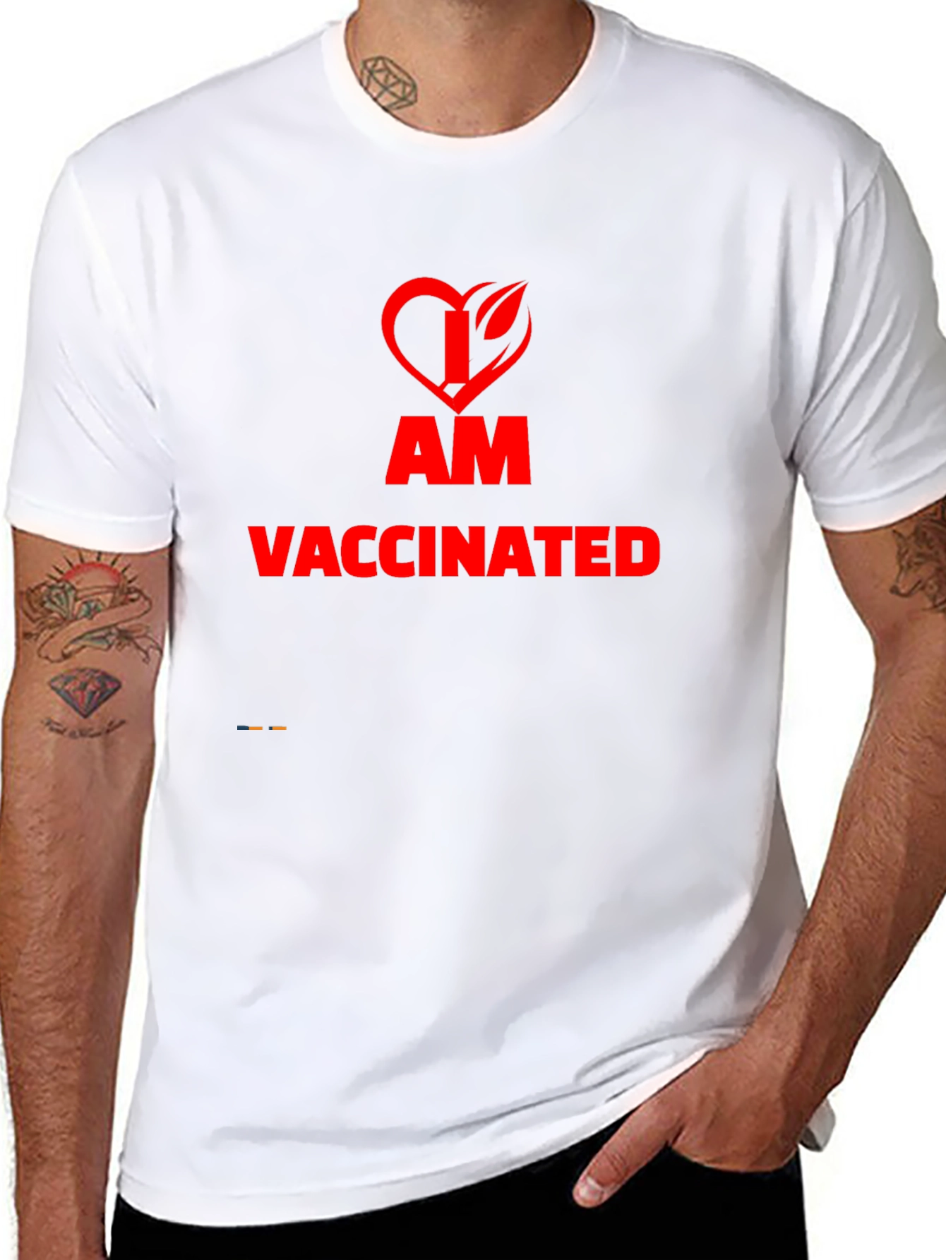 I am Vaccinated T-Shirt - Black - Unisex Fit